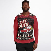 “Off Duty Santa” Relaxed Christmas Sweatshirt - TreasuredTale