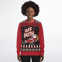 “Off Duty Santa” Relaxed Christmas Sweatshirt - TreasuredTale