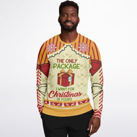 Only Package I Want for Christmas - Athletic Ugly Christmas Sweater Ladies, Men - TreasuredTale