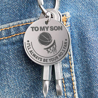 Screwdriver Keychain - To my Son - TreasuredTale