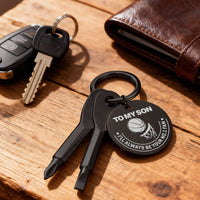 Screwdriver Keychain - To my Son - TreasuredTale
