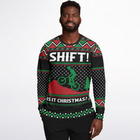 Shift It's Christmas - Athletic Ugly Christmas Sweater Men, Ladies - TreasuredTale