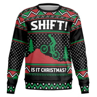Shift It's Christmas - Athletic Ugly Christmas Sweater Men, Ladies - TreasuredTale