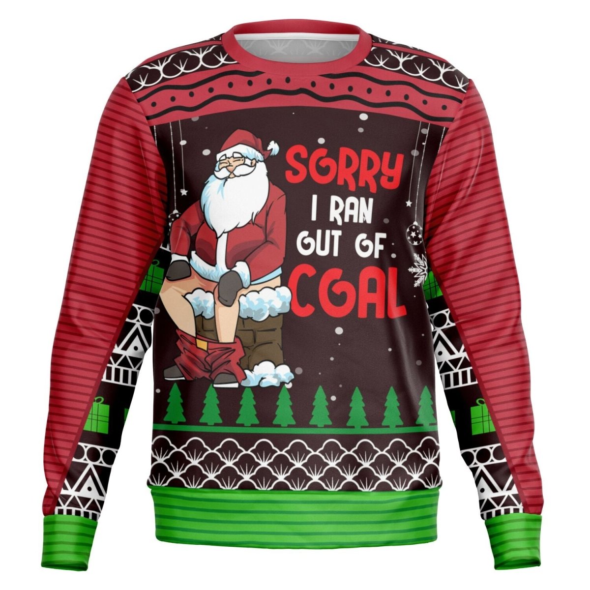 “Sorry I Ran Out of Coal” Naughty Santa Christ - TreasuredTale