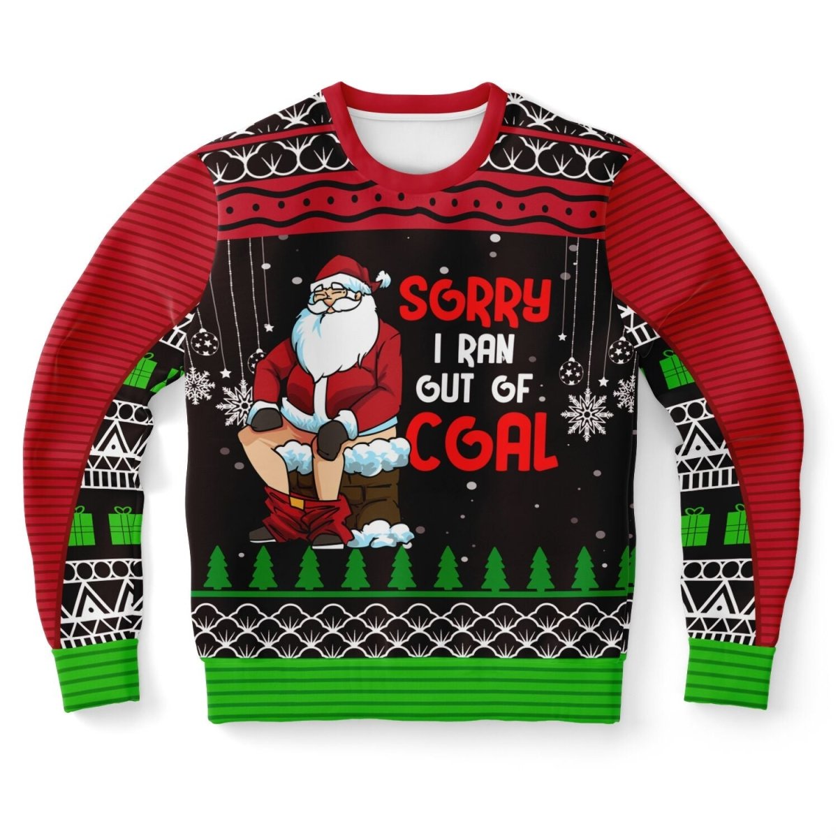 “Sorry I Ran Out of Coal” Naughty Santa Christ - TreasuredTale