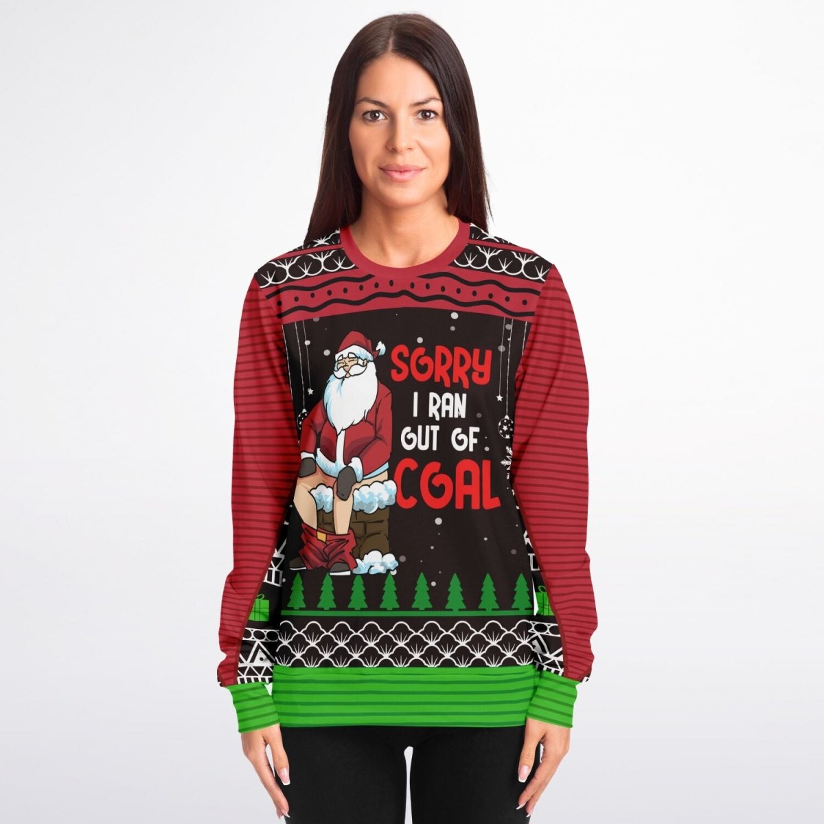 “Sorry I Ran Out of Coal” Naughty Santa Christ - TreasuredTale