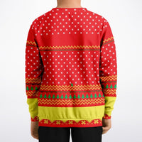 Too Lit to Quit - Athletic Kids/Youth Ugly Christmas Sweater - TreasuredTale