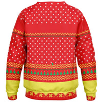 Too Lit to Quit - Athletic Kids/Youth Ugly Christmas Sweater - TreasuredTale