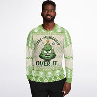 Tree - mendously Over It - Funny Holiday Sweatshirt - TreasuredTale