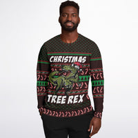 Tree Rex - Athletic Ugly Christmas Sweater Men, Ladies - TreasuredTale