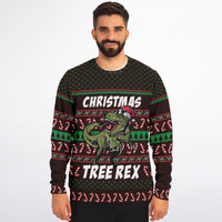Tree Rex - Athletic Ugly Christmas Sweater Men, Ladies - TreasuredTale