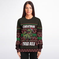 Tree Rex - Athletic Ugly Christmas Sweater Men, Ladies - TreasuredTale