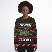 Tree Rex - Athletic Ugly Christmas Sweater Men, Ladies - TreasuredTale