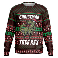 Tree Rex - Athletic Ugly Christmas Sweater Men, Ladies - TreasuredTale