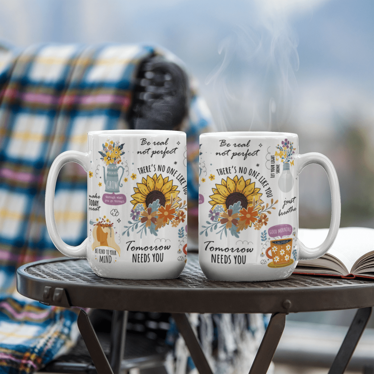 White Ceramic Mug Multiple Variants - TreasuredTale