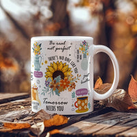White Ceramic Mug Multiple Variants - TreasuredTale