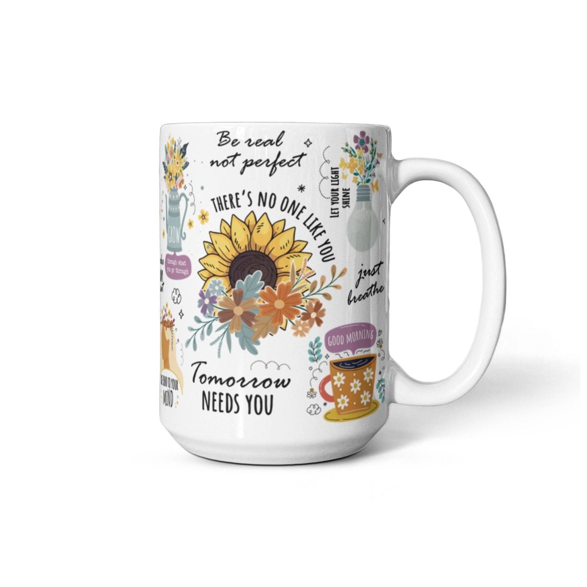 White Ceramic Mug Multiple Variants - TreasuredTale