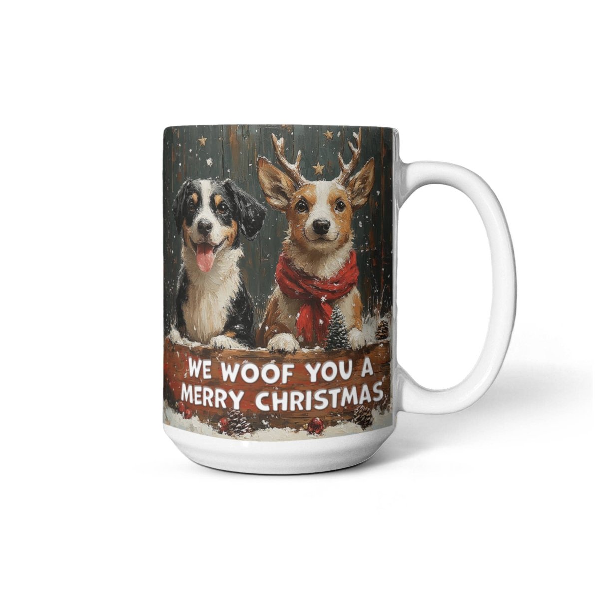 White Ceramic Mug Multiple Variants - Christmas - TreasuredTale