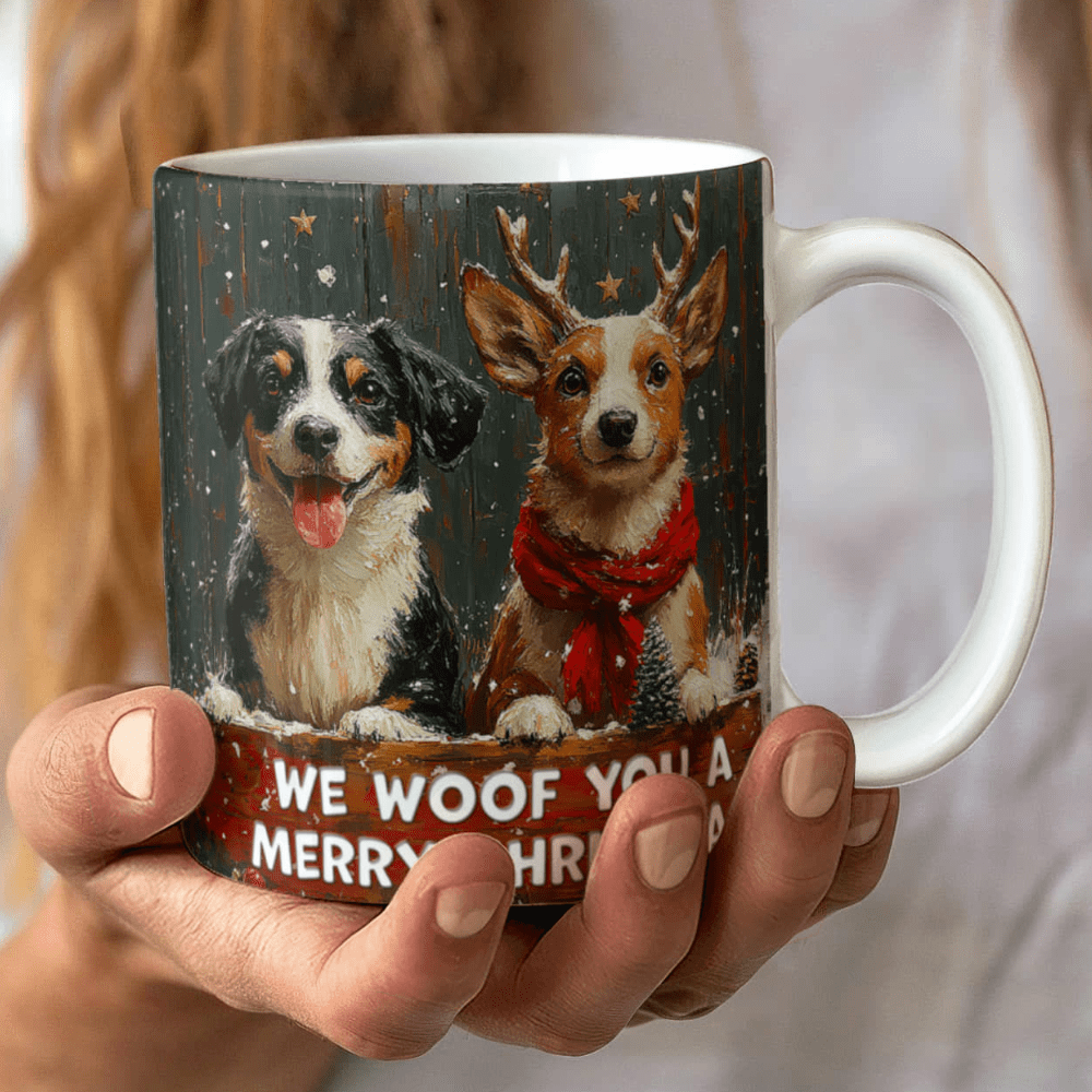 White Ceramic Mug Multiple Variants - Christmas - TreasuredTale