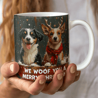 White Ceramic Mug Multiple Variants - Christmas - TreasuredTale