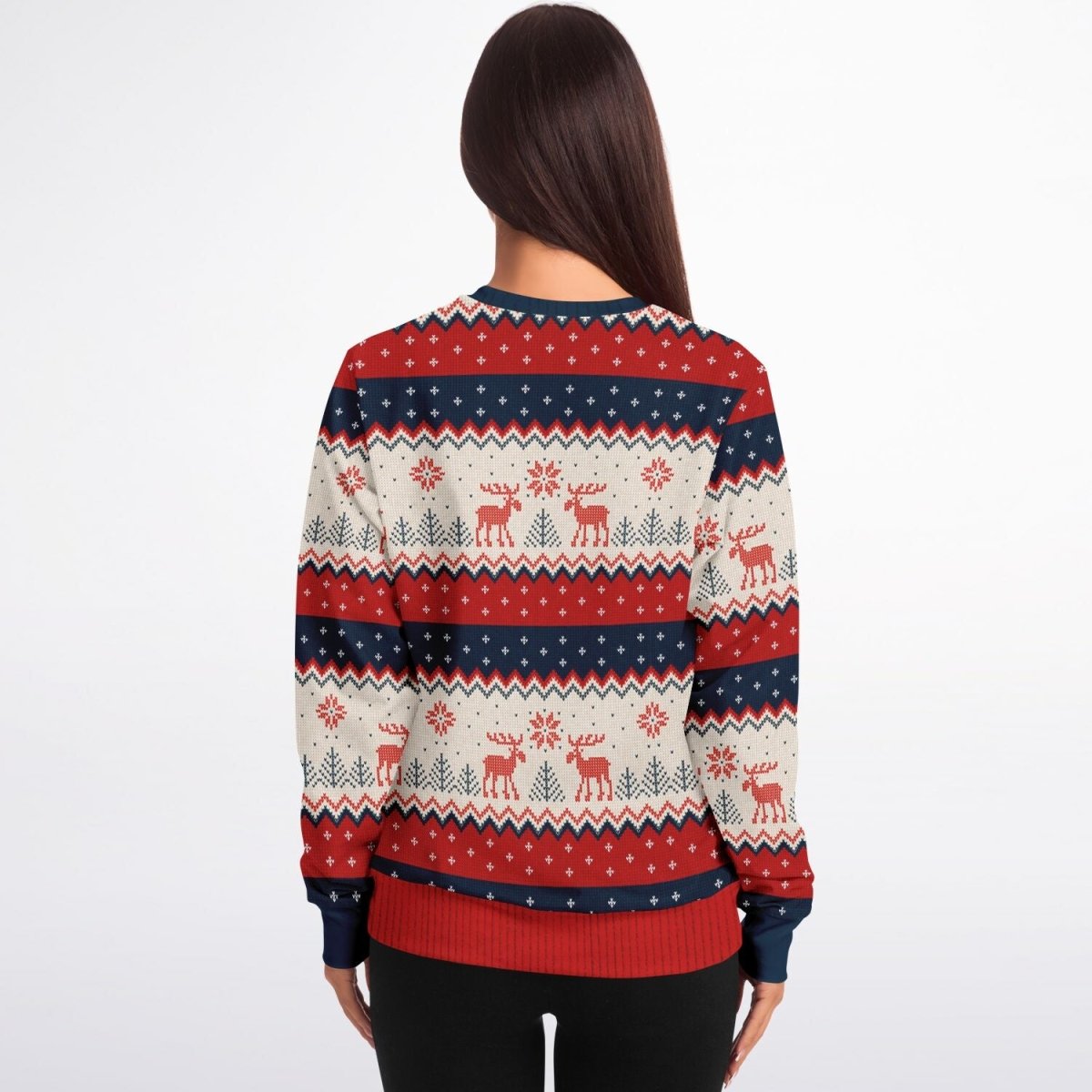 Woman Yells At Cat - Part 1 - Athletic Ugly Christmas Sweater Men, Ladies - TreasuredTale