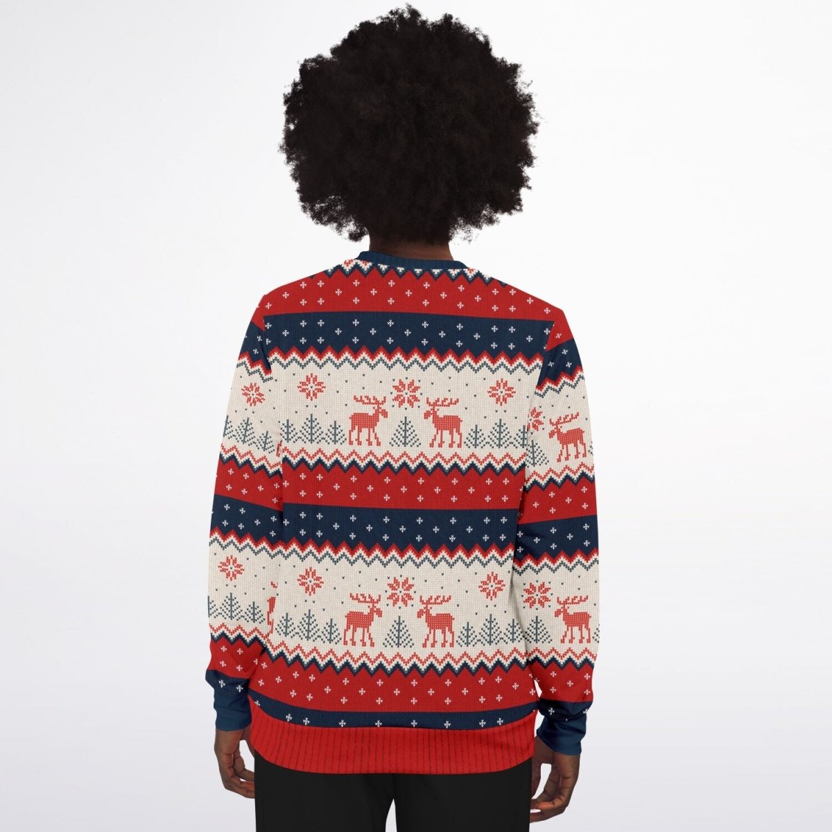 Woman Yells At Cat - Part 1 - Athletic Ugly Christmas Sweater Men, Ladies - TreasuredTale