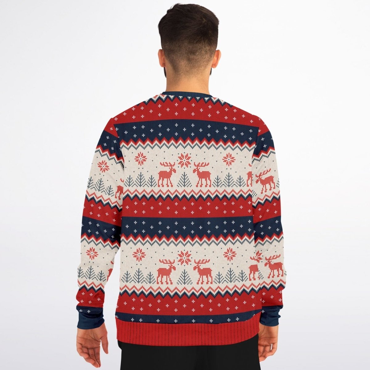 Woman Yells At Cat - Part 1 - Athletic Ugly Christmas Sweater Men, Ladies - TreasuredTale